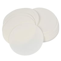 TIMESETL 100 db Laboratóriumi Szűrőpapír - 11 cm Átmérőjű Körlap, Közepes Áteresztési Sebességgel, Kémiai Kísérletekhez és Szűrési Feladatok 1