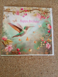 Felicitare de zi de naștere pătrată Edition Seidel Premium cu plic - Happy Birthday — cută verticală pe mijloc (stare: vezi imaginea 2) 3