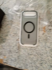 Priehľadný kryt Apple iPhone Air MagSafe vo farbe shadow – repasovaný, ošúchaný povrch na spodnej strane (stav: pozri 2. obrázok) 2