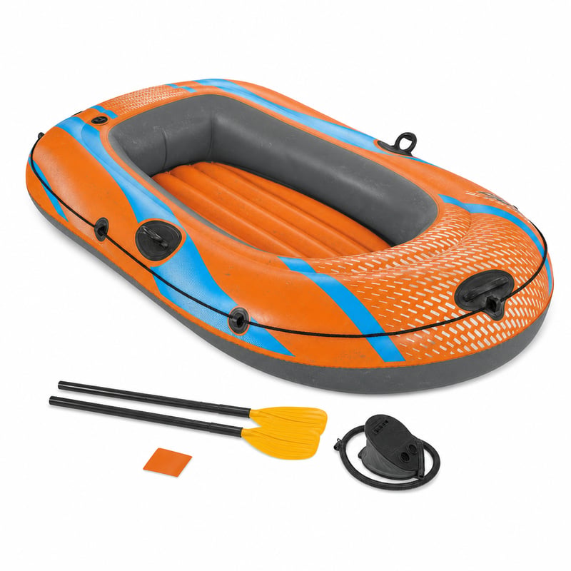 Bestway Kondor Elite 1000 felfújható csónak 162x96 cm, egyszemélyes, használt állapot, homokszemcsés felület (állapot: lásd a 2. képet)