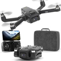 Karuisrc K600 Összecsukható Drón 1080P Kamerával, 90° Motorosan Állítható Kamera, Automatikus Lebegés, Egyérintéses Fel/Leszállás, Kezdőknek 1