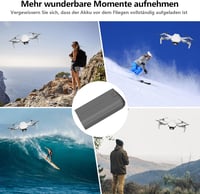 DJI Mini 4K/2/SE drónhoz 2400 mAh intelligens akkumulátor szett, 31 perc repülési idő 6
