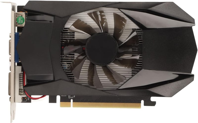 ASHATA HD7670 jatekgrafikus karta 4GB GDDR5 128 bites PCI Express x16 2.1 hutessel DirectX 11 támogatással