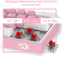 Redragon K617 RGB Mechanikus Gamer Billentyűzet - 60% Kompakt, 61 Gombos, Vezetékes, Lineáris Piros Kapcsolókkal, Pro Driver Támogatással 5