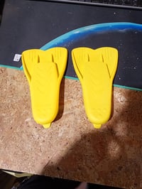 Detské plutvy Cressi Mini Light žlté, veľkosť 29/31 (EÚ), krátke plutvy pre deti na šnorchlovanie a potápanie 3
