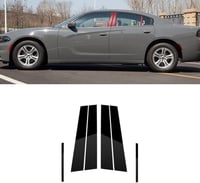 Nálepka na dvere Dodge Charger – Čierna samolepiaca fólia pre modely 2011-2021 4