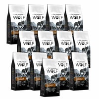 Hrană uscată pentru câini adulți The Hunger of the Wolf, fără cereale, cu somon și cartofi, pentru toate rasele, 13 kg 2