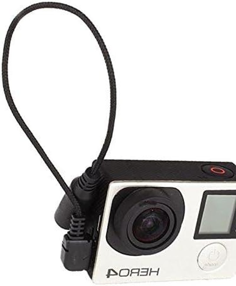 GoPro Hero 3/3+/4 Mini USB Adapter Kábel 3.5mm Audio Jackkel