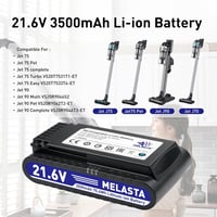 melasta 21,6V 3500mAh Li-Ion Pótakkumulátor Samsung Jet 90/75 Vezeték Nélküli Porszívókhoz - Kompatibilis Jet Complete/Pet Extra+/Elite Mode 2
