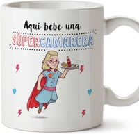 Pincérnő Bögre Spanyol Felirattal - MUGFFINS 350 ml-es Kerámia Ajándék 1