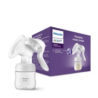 Philips Avent SCF430/01 Kézi Mellszívó - Természetes Mozgás Technológiával - Átlátszó, BPA-mentes, Könnyű, Hordozható 1