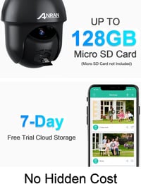 ANRAN Q3 Pro 2K HD Kültéri WiFi Biztonsági Kamera - Napelemes, Vezeték Nélküli, Spotlámpával, AI Mozgásérzékelővel, Alexa Kompatibilis, Szín 8