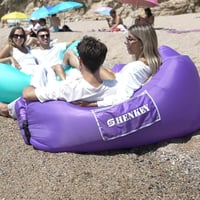 SHENKEY Vízálló Felfújható Lounger Hordozható Légulágy Kempinghez Strandhoz 3