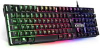 Empire Gaming K300 RGB LED-es félmechanikus gamer billentyűzet, spanyol kiosztás 1