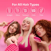 WetBrush Original Detangler Hajkefe Kék - Intelliflex Sörtékkel Nedves és Száraz Hajhoz, Kíméletes Hajbontó Minden Hajtípushoz 3