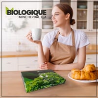 BIOLOGIQUE Prémium Méregtelenítő Mentatea - 40db Koffeinmentes, Antioxidáns Teafilter 8