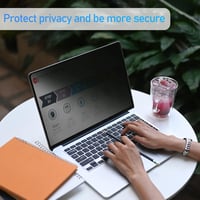 MacBook Air 13.6" M2 2022 BlueSwan adatvédelmi szűrő, ultravékony képernyővédő és kamerafedél 2