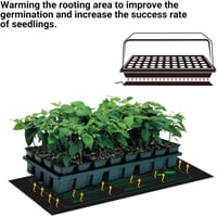 LERWAY Terrárium Fűtőpad 52,7x25,4cm Hüllő Teknős Geco Fűtés 21W 4