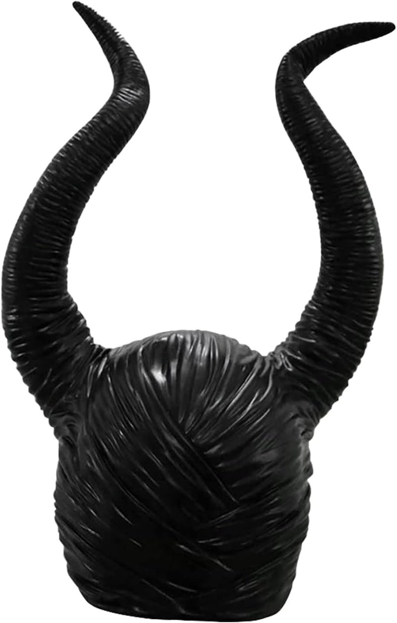 Maleficent Latex Szarvak - Halloween Női Jelmez Fejdísz