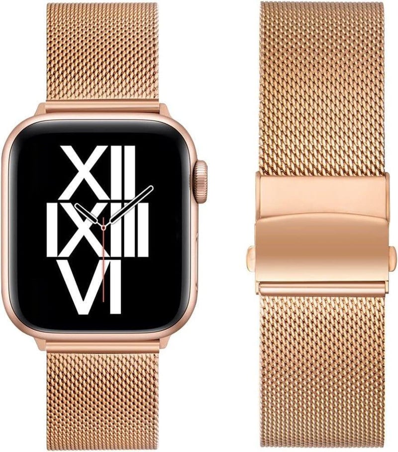 Apple Watch 42mm Arany Állítható Acél Szíj