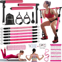 ALongSong Pilates rúd ellenállásos szalagokkal 140LBS erősítő edzéshez 1
