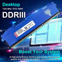 Yongxinsheng DDR4 2666MHz 8GB PC4-21300 UDIMM Asztali Memória Fekete 3