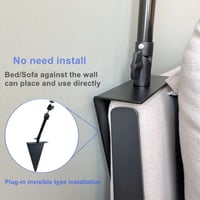 AiFeelife Többszögű Projektor Állvány - Láthatatlan Telepítésű Fém Tartó Ágyhoz és Kanapéhoz, Kompatibilis XGIMI, Nebula, VANKYO, Epson Proj 2