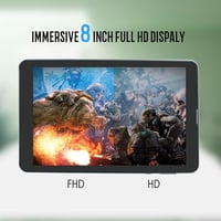 CWOWDEFU 8 colos Android 10, 4G LTE WiFi Android táblagép és telefon, GPS-szel (Fekete) 3