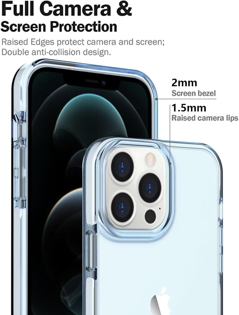 ArtsEvo iPhone 13 Pro Max ütésálló tok - Kék-lila, 2 méteres védelem, prémium TPU
