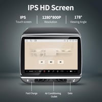 Tesla Model 3/Y hátsó szórakoztató kijelző 7,2" IPS érintőképernyővel, klímavezérléssel, CarPlay-jel (2017-2023) 4