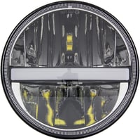 Kerek 17,8 cm-es LED fényszóró nappali fénnyel és távolsági/tompított funkcióval motorkerékpárokhoz 1