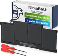 NinjaBatt MacBook Air 13" akkumulátor - 7200mAh, 2010-2017 modellekhez 1