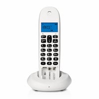 Bezdrôtový telefón Motorola C1001CBW+ DECT biely, blokovanie hovorov — Telefónu chýba zadný kryt (stav: pozri 2. obrázok) 1