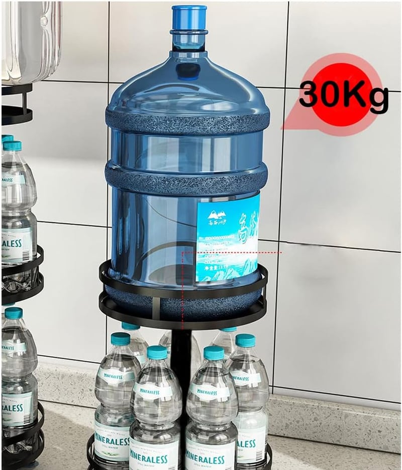 YunNasi 2 szintes rozsdamentes acél forgó fűszertartó állvány konyhába