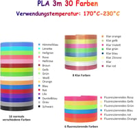 Dikale 3D toll készlet - 30 színű PLA szál, szilikonalátét, gyerekeknek 2
