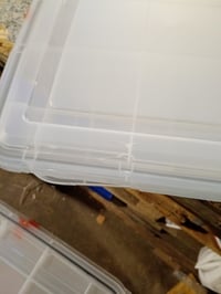 Set 4 cutii de depozitare ermetice Iris Ohyama AT-L, 50L, negru — defect, funcționalitate parțială: capac și garnitură de etanșare deteriorate (stare: vezi imaginea 2) 6