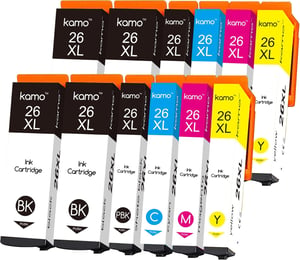 Set zamjenskih tinti Epson 26XL velikog kapaciteta - 5 boja