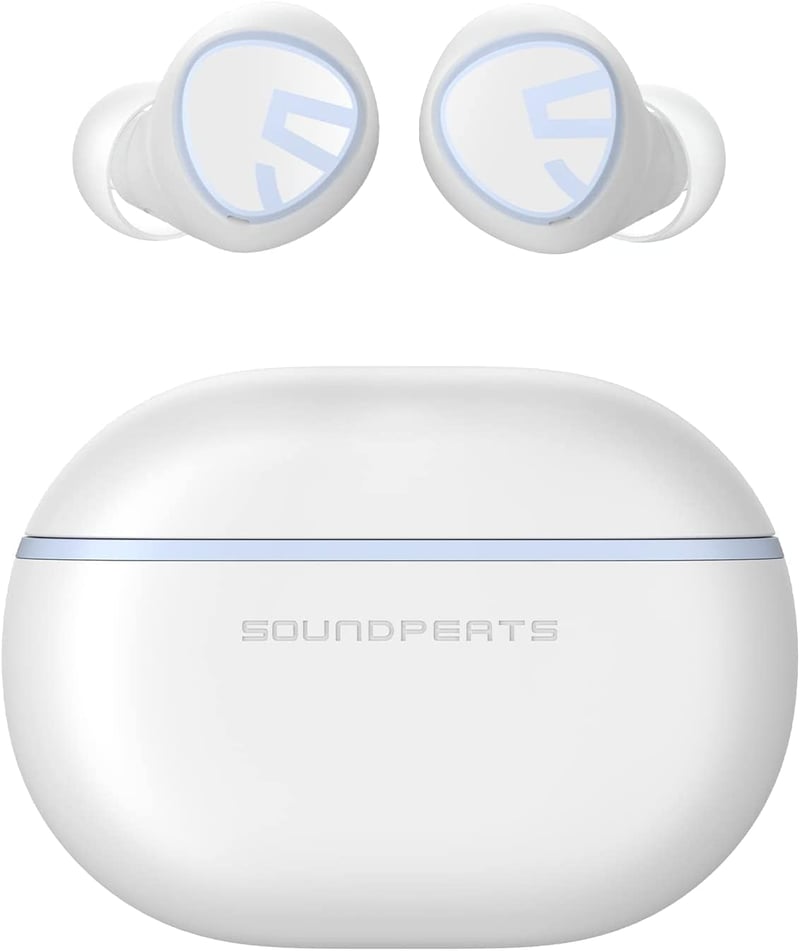 SoundPEATS zajszűrős mini Bluetooth fülhallgató, 20 órás üzemidő, fekete