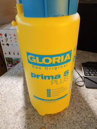 Gloria Prima 5 PLUS nyomásos kerti permetező 5 L saválló tartály — 0,4 m hosszabbító lándzsa és Vállpánt nélkül (állapot: lásd a 2. képet) 3