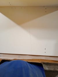 FEANDREA macska WC bútor oldalsó asztalként, dupla ajtó, elöl nyíló bejárat, 80x50x45 cm — repedt bútorlapok (állapot: lásd a 2. képet) 4