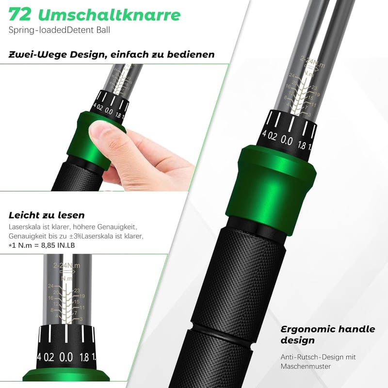 Profi Park Tool 1-25Nm nyomatékkulcs készlet kerékpárhoz, 13 részes