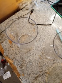 Set de 3 vaze cilindrice din acril transparent Koelaa, 10x20, 12x20, 20x20 cm, vază pentru flori și — produs deformat (stare: vezi imaginea 2) 2