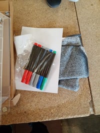 Set de 2 calendare magnetice pentru frigider SKYCROO din acril transparent - Planificator săptămânal și lunar, ștergibil — plăci crăpate (stare: vezi a 2-a imagine) 4