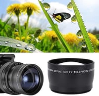 VBESTLIFE 58mm-es 2X univerzális teleobjektív kamerákhoz 3
