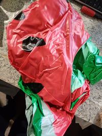 Nafukovacie koleso na plávanie Ninonly pre dospelých 115 cm s motívom vodného melóna, plážové koleso do bazéna a k moru, doplnok na letnú párty 2