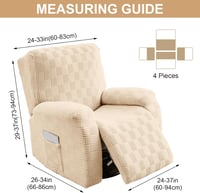 Polarfleece Relax Fotel Huzat - Elektromos, Dönthető Karfás Fotelre, Zsebbel 4