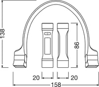 OSRAM LEDInspect Nyakba Akasztható LED Munkalámpa, Újratölthető, 6500K, Levehető Lámpafejek, Két Fényfunkció, Szabadkezes Munkavégzéshez 4