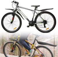 Univerzális Hejo kerékpár sárvédő szett, 24-29" MTB-hez, piros fényvisszaverőkkel 8