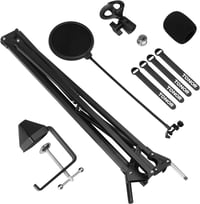 HyperX QuadCast Mikrofon Állvány - TONOR 47cm-es Állítható Boom Kar Blue Yeti, Rode, Elgato Mikrofonokhoz 8
