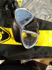 Cressi Big Eyes Evolution búvármaszk és Alpha UD snorkel szett, fekete/fekete, felnőtt méret, snorkelezéshez és búvárkodáshoz, olasz 4